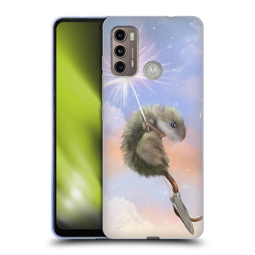 Ash Evans Animals Dandelion Mouse Soft Gel Case for Motorola Moto G60 / Moto G40 Fusion