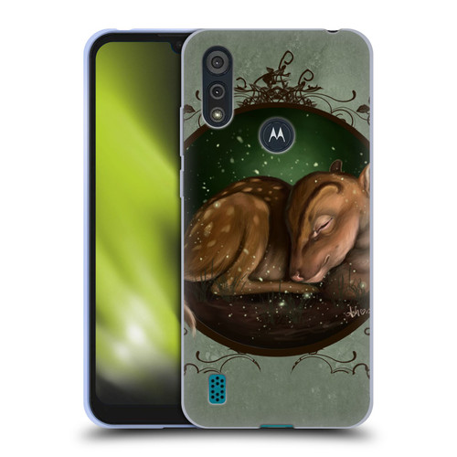 Ash Evans Animals Foundling Fawn Soft Gel Case for Motorola Moto E6s (2020)