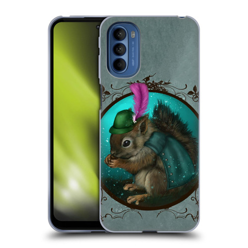 Ash Evans Animals Squirrel Soft Gel Case for Motorola Moto G41