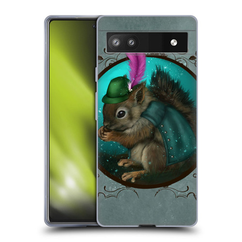 Ash Evans Animals Squirrel Soft Gel Case for Google Pixel 6a