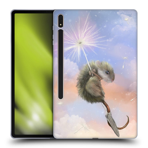 Ash Evans Animals Dandelion Mouse Soft Gel Case for Samsung Galaxy Tab S8 Plus