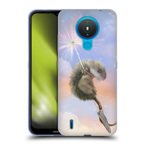 Ash Evans Animals Dandelion Mouse Soft Gel Case for Nokia 1.4