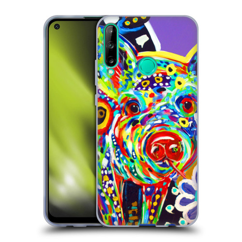 Mad Dog Art Gallery Animals Pig Soft Gel Case for Huawei P40 lite E