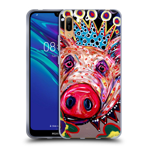Mad Dog Art Gallery Animals Missy Pig Soft Gel Case for Huawei Y6 Pro (2019)