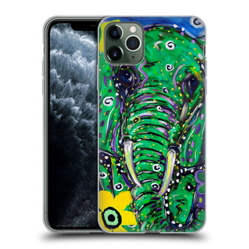 Mad Dog Art Gallery Animals Elephant Soft Gel Case for Apple iPhone 11 Pro Max