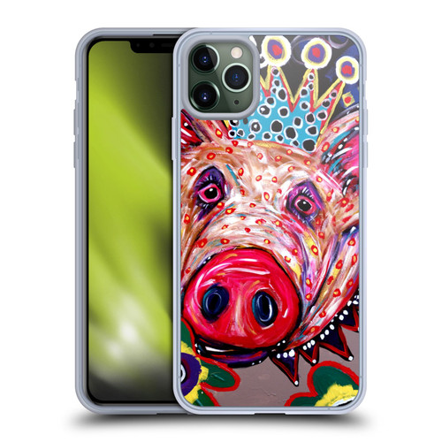 Mad Dog Art Gallery Animals Missy Pig Soft Gel Case for Apple iPhone 11 Pro Max