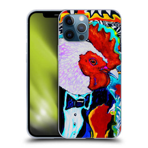 Mad Dog Art Gallery Animals Rooster Soft Gel Case for Apple iPhone 12 Pro Max