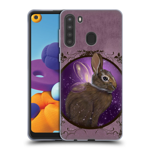 Ash Evans Animals Rabbit Soft Gel Case for Samsung Galaxy A21 (2020)