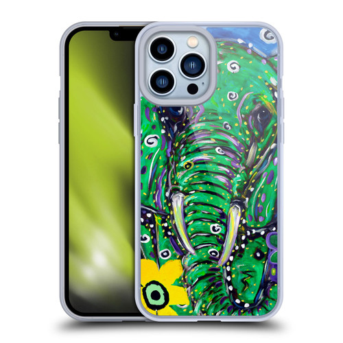 Mad Dog Art Gallery Animals Elephant Soft Gel Case for Apple iPhone 13 Pro Max