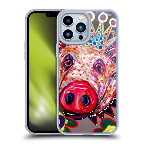 Mad Dog Art Gallery Animals Missy Pig Soft Gel Case for Apple iPhone 13 Pro Max