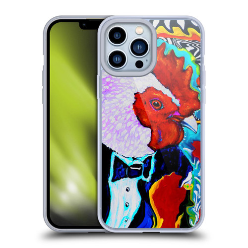 Mad Dog Art Gallery Animals Rooster Soft Gel Case for Apple iPhone 13 Pro Max