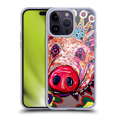 Mad Dog Art Gallery Animals Missy Pig Soft Gel Case for Apple iPhone 14 Pro Max