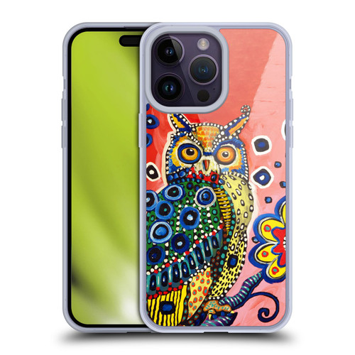 Mad Dog Art Gallery Animals Owl Soft Gel Case for Apple iPhone 14 Pro Max