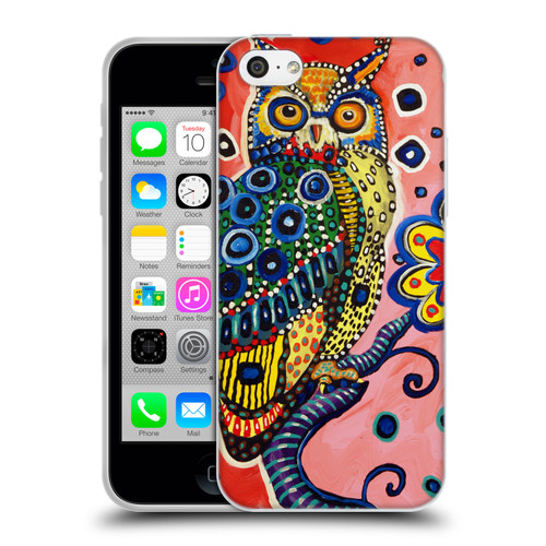 Mad Dog Art Gallery Animals Owl Soft Gel Case for Apple iPhone 5c