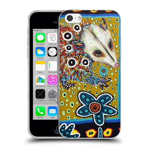 Mad Dog Art Gallery Animals Possum Soft Gel Case for Apple iPhone 5c