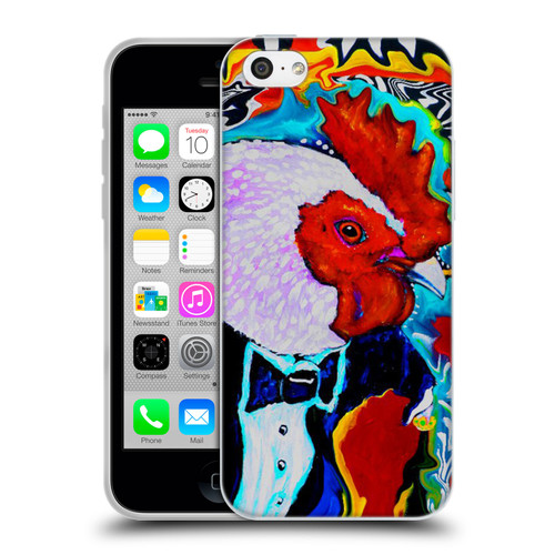 Mad Dog Art Gallery Animals Rooster Soft Gel Case for Apple iPhone 5c