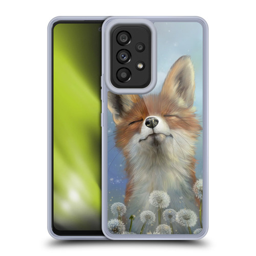 Ash Evans Animals Dandelion Fox Soft Gel Case for Samsung Galaxy A53 5G (2022)
