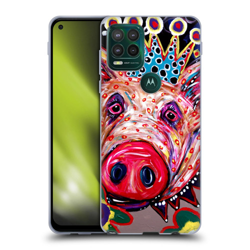 Mad Dog Art Gallery Animals Missy Pig Soft Gel Case for Motorola Moto G Stylus 5G 2021