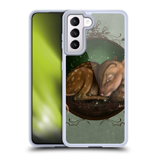 Ash Evans Animals Foundling Fawn Soft Gel Case for Samsung Galaxy S21 5G