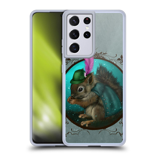 Ash Evans Animals Squirrel Soft Gel Case for Samsung Galaxy S21 Ultra 5G