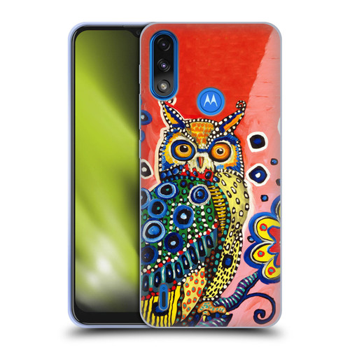 Mad Dog Art Gallery Animals Owl Soft Gel Case for Motorola Moto E7 Power / Moto E7i Power