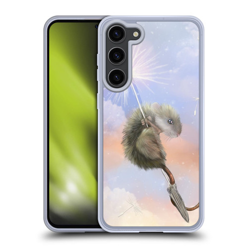 Ash Evans Animals Dandelion Mouse Soft Gel Case for Samsung Galaxy S23+ 5G