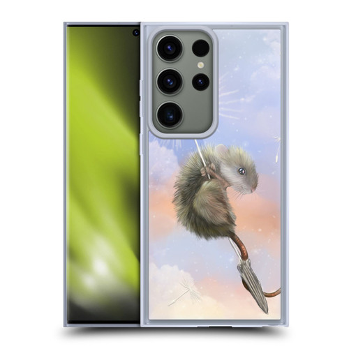 Ash Evans Animals Dandelion Mouse Soft Gel Case for Samsung Galaxy S23 Ultra 5G