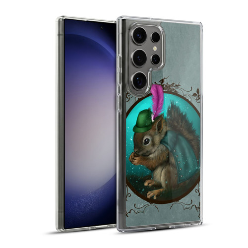 Ash Evans Animals Squirrel Soft Gel Case for Samsung Galaxy S23 Ultra 5G & MagSafe