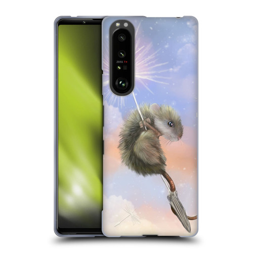 Ash Evans Animals Dandelion Mouse Soft Gel Case for Sony Xperia 1 III