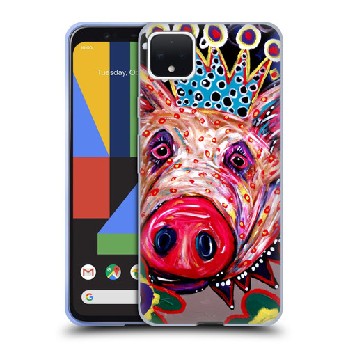 Mad Dog Art Gallery Animals Missy Pig Soft Gel Case for Google Pixel 4 XL
