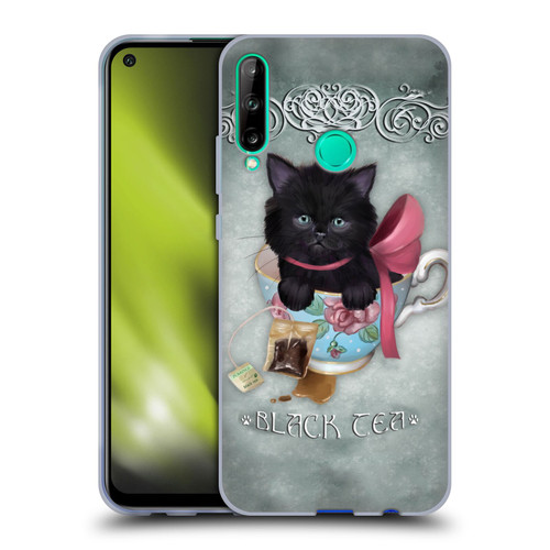 Ash Evans Black Cats Tea Soft Gel Case for Huawei P40 lite E