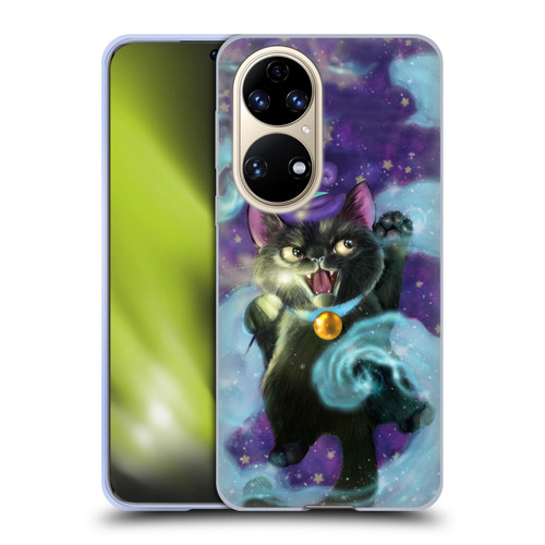 Ash Evans Black Cats Magic Witch Soft Gel Case for Huawei P50