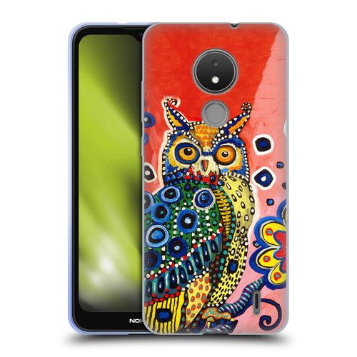 Mad Dog Art Gallery Animals Owl Soft Gel Case for Nokia C21