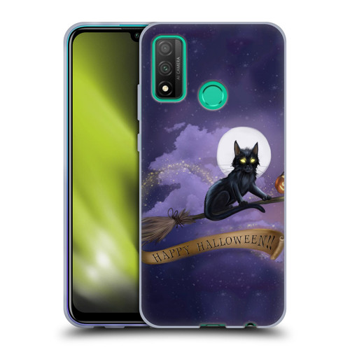 Ash Evans Black Cats Happy Halloween Soft Gel Case for Huawei P Smart (2020)