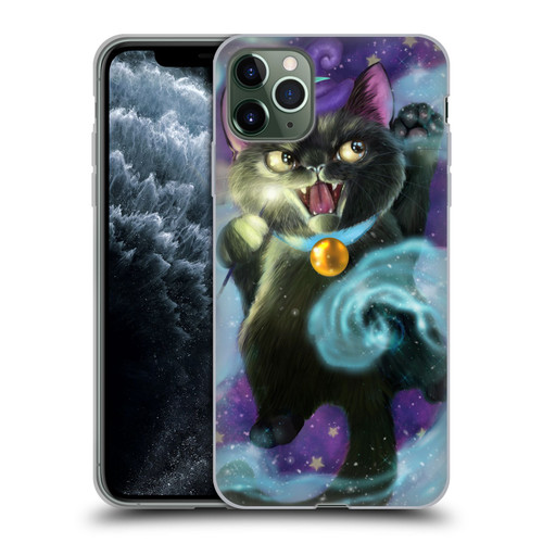 Ash Evans Black Cats Magic Witch Soft Gel Case for Apple iPhone 11 Pro Max
