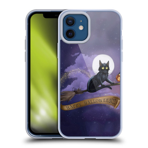 Ash Evans Black Cats Happy Halloween Soft Gel Case for Apple iPhone 12 / iPhone 12 Pro