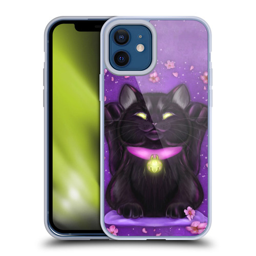 Ash Evans Black Cats Lucky Soft Gel Case for Apple iPhone 12 / iPhone 12 Pro