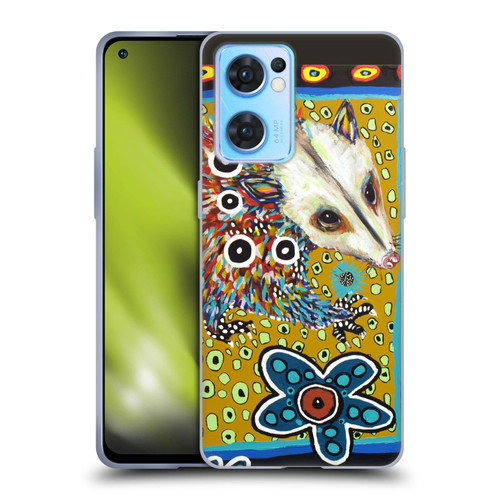 Mad Dog Art Gallery Animals Possum Soft Gel Case for OPPO Reno7 5G / Find X5 Lite