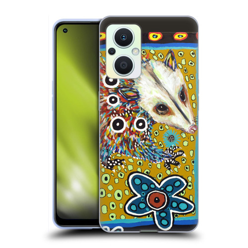 Mad Dog Art Gallery Animals Possum Soft Gel Case for OPPO Reno8 Lite
