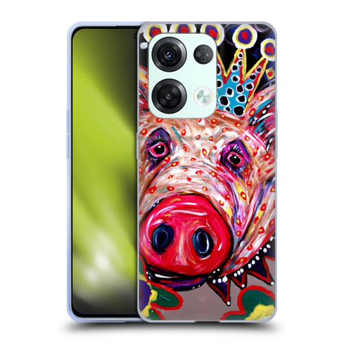 Mad Dog Art Gallery Animals Missy Pig Soft Gel Case for OPPO Reno8 Pro