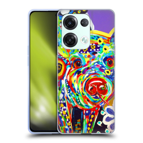 Mad Dog Art Gallery Animals Pig Soft Gel Case for OPPO Reno8 Pro