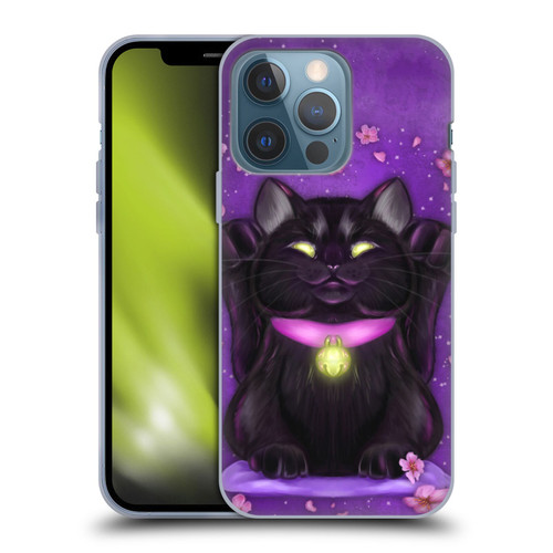 Ash Evans Black Cats Lucky Soft Gel Case for Apple iPhone 13 Pro