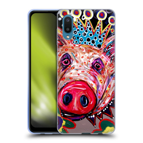 Mad Dog Art Gallery Animals Missy Pig Soft Gel Case for Samsung Galaxy A02/M02 (2021)