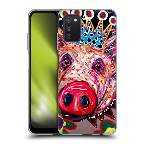 Mad Dog Art Gallery Animals Missy Pig Soft Gel Case for Samsung Galaxy A03s (2021)