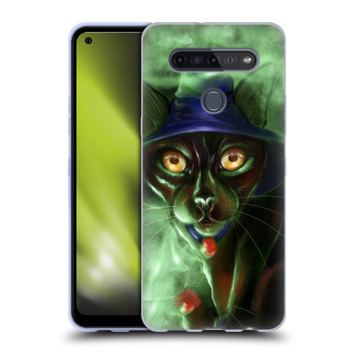 Ash Evans Black Cats Conjuring Magic Soft Gel Case for LG K51S