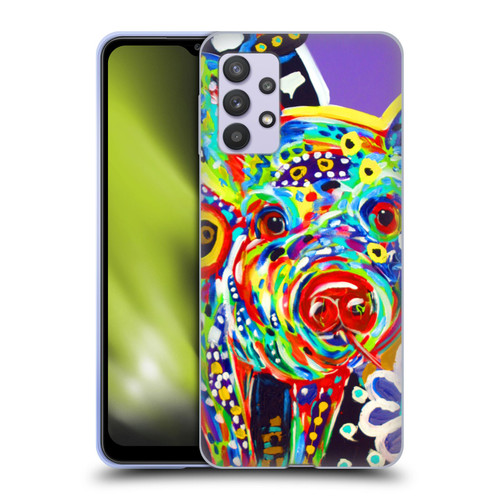 Mad Dog Art Gallery Animals Pig Soft Gel Case for Samsung Galaxy A32 5G / M32 5G (2021)