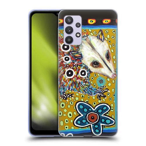 Mad Dog Art Gallery Animals Possum Soft Gel Case for Samsung Galaxy A32 5G / M32 5G (2021)