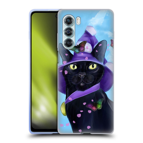 Ash Evans Black Cats Butterfly Sky Soft Gel Case for Motorola Edge S30 / Moto G200 5G