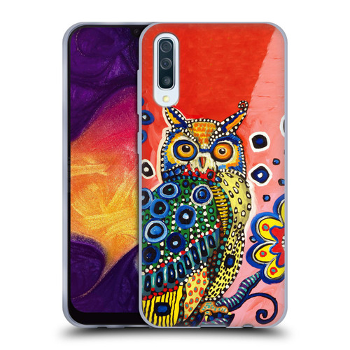 Mad Dog Art Gallery Animals Owl Soft Gel Case for Samsung Galaxy A50/A30s (2019)