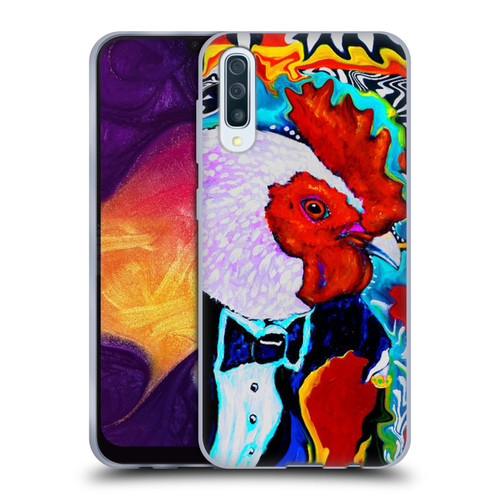 Mad Dog Art Gallery Animals Rooster Soft Gel Case for Samsung Galaxy A50/A30s (2019)